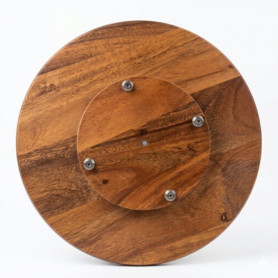Wooden Rotating Tray Large